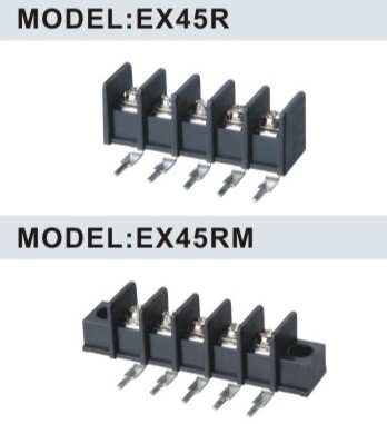 EX45R/EX45RM 9.50mm Barrier Strip Terminal Block