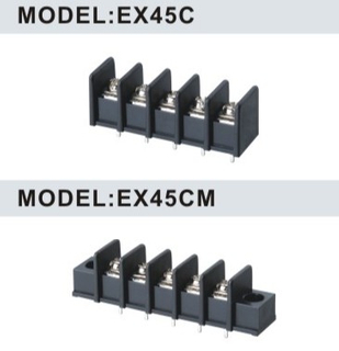 EX45C/EX45CM 9.50mm Barrier Strip Terminal Block